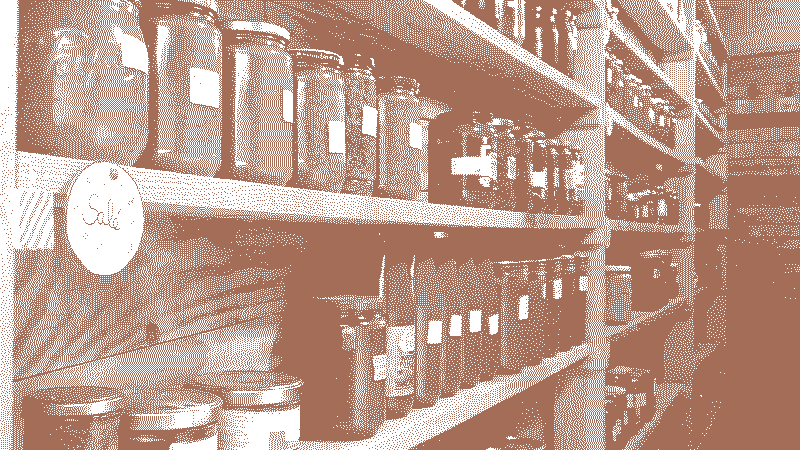 couloir à conserves