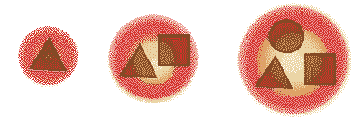 3 bout de bois créent une zone de combustion plus chaude entre eux