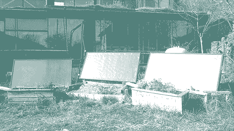 Panneaux solaire thermiques au sol