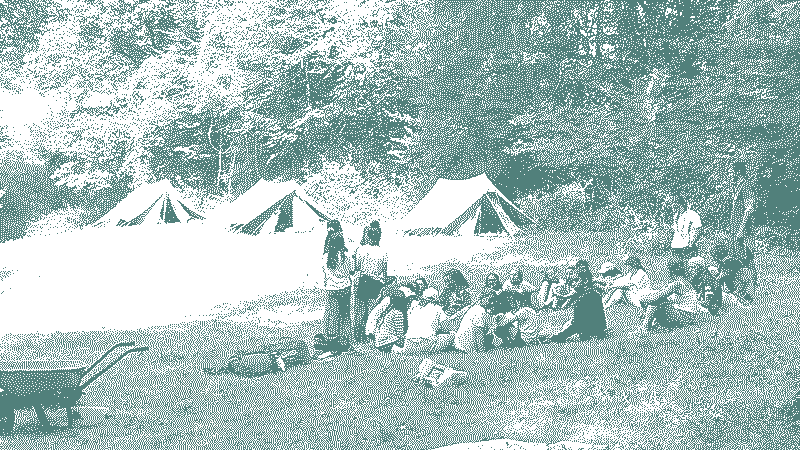 Groupe d&rsquo;enfants à la Ferme Légère